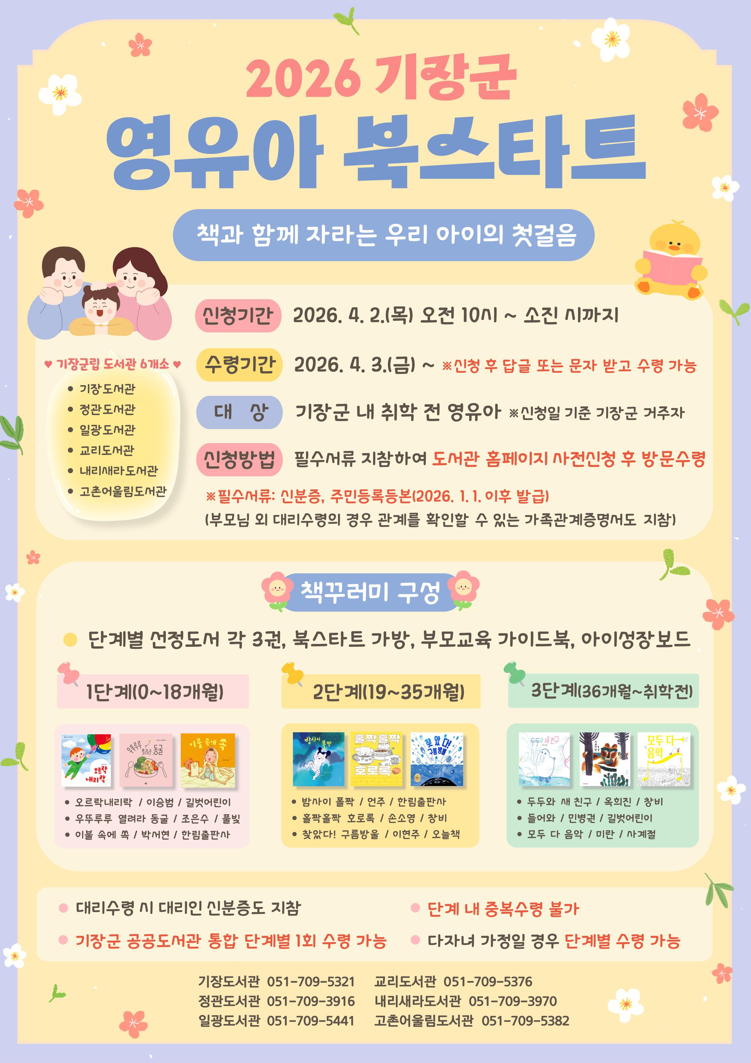 2026 기장군 영유아 북스타트 안내